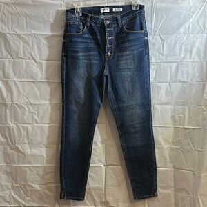 Kensie The Ultimate High Rise Skinny jeans size 8 button fly